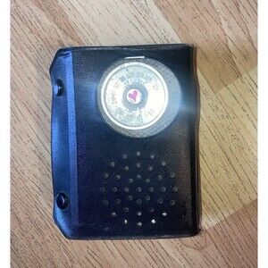 Vtg 1966 Zenith Model R25Y1  Royal 25 FM/AM Transistor Pocket Radio W/case Works